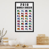 World Soccer Poster (Keuken)