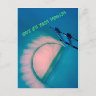 World space sky heavens Out of This World Briefkaart