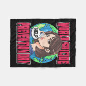 World Suicide Prevention Day Awareness September 1 Fleece Deken (Voorkant (Horizontaal))