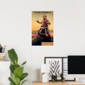 WORLD SUMO WRESTLER  Japans Adverteren Poster (Thuiskantoor)