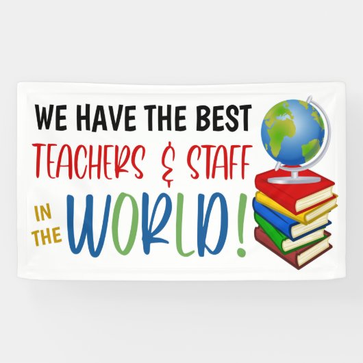 World Theme Teacher Appreciation Banner (Horizontaal)