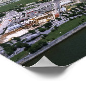 World Trade Center en NYC skyline Poster (Hoek)