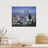 World Trade Center en NYC skyline Poster (Keuken)