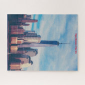 World Trade Center New York. Jigzaag Puzzle Legpuzzel (Horizontaal)