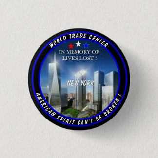 World Trade Center Ronde Button 3,2 Cm