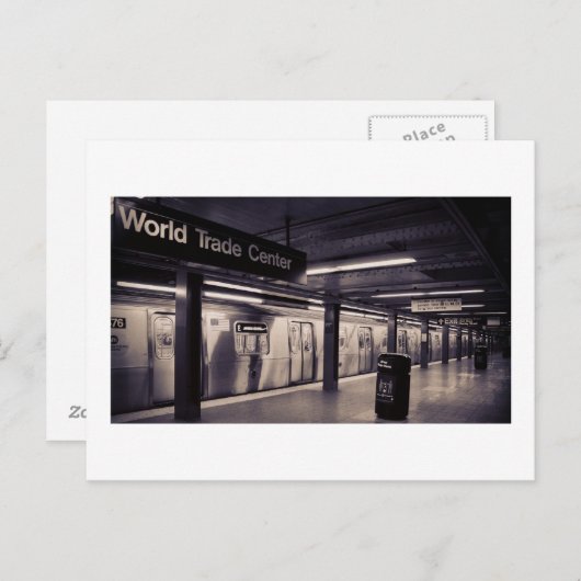 World Trade Center Subway Station - NYC Briefkaart (Voorkant / Achterkant)