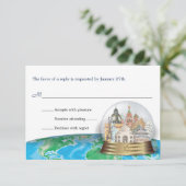 World Travel Bar Bat mitzvah Snow Globe Réponse (Debout devant)
