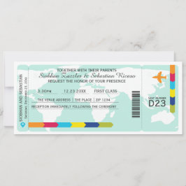 World Travel Boarding Pass Weddenschap Ticket Kaart