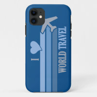 World Travel Custom coque iphone maté