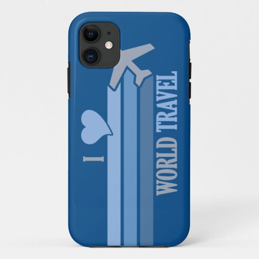World Travel Custom iPhone case-mate Case (Achterkant)