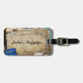  World Travel Papers & Compass Bagagelabel (Voorkant horizontaal)