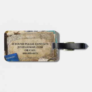 World Travel Papers & Compass Bagagelabel