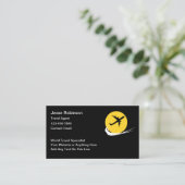 World Travel Specialist Agent Visitekaartje (Staand voorkant)