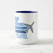 World Travel tasse - choisissez style et couleur (Centre)