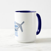 World Travel tasse - choisissez style et couleur (Devant droit)
