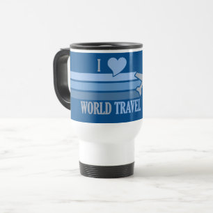 World Travel tasse - choisissez style et couleur