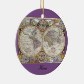 World Traveler Map Thunder_Cove Keramisch Ornament (Rechts)