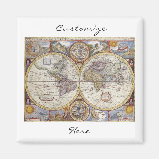 World Traveler  Map Thunder_Cove Magneet (Voorkant)