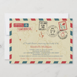 World Traveller Airmail   Vrijgezellenfeest Kaart