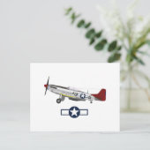 World War 2 American Airlines Briefkaart (Staand voorkant)