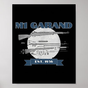 World War 2 Kleding M1 Garand - Uni-volwassenen, Z Poster