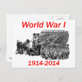 World War I Briefkaart (Voorkant / Achterkant)