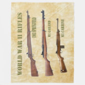 WORLD WAR II FLEECE DEKEN (Voorkant)