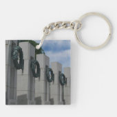 World War II Memorial Wreaths I Sleutelhanger (Achterkant)