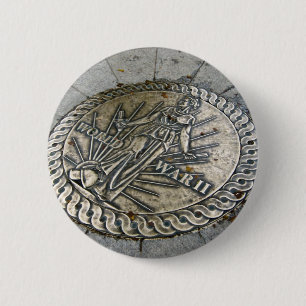 World War Two Emblem, Washington D.C. Ronde Button 5,7 Cm