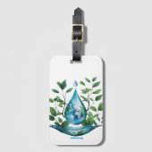 World Water Day Bagagelabel (Voorkant (verticaal))