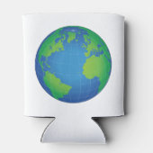 World Wereldbol Map Blikjeskoeler (Achterkant)