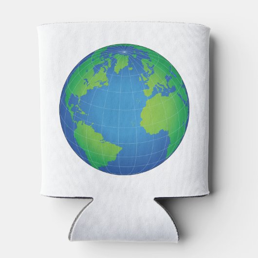 World Wereldbol Map Blikjeskoeler (Achterkant)