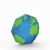 World Wereldbol Map Fotoblokken (Links)