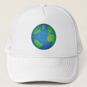 World Wereldbol Map Trucker Pet