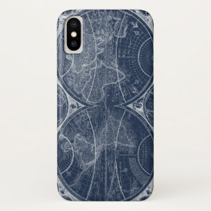 World Wereldbollen Blueprint iPhone X Hoesje