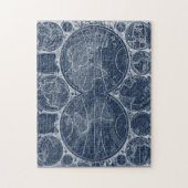 World Wereldbollen Blueprint Legpuzzel (Verticaal)