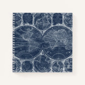 World Wereldbollen Blueprint Notitieboek (Voorkant)