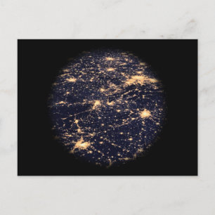 World Wide Web Light Network Briefkaart