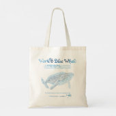 World Word Blue Whale Tas (Achterkant)