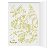 World Word Gold Dragon Card (Intérieur (Gauche))
