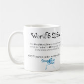 World Word Zebra Mug (Gauche)