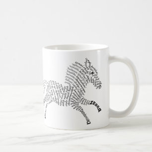 World Word Zebra Mug