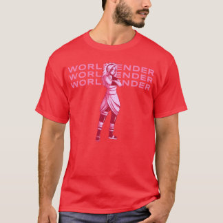 Worldender Anime Manga familie T-shirt