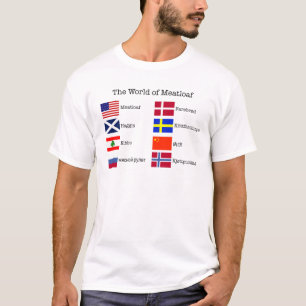WorldMeatloaf zwarte letters T-shirt