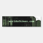 worldoftreez.com-bumper.sticker bumpersticker (Voorkant)