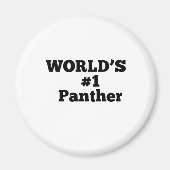 World's #1 Panther Magneet (Voorkant)