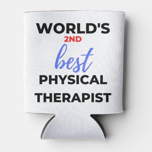 World's 2nd Best Physical Therapist 2 Blikjeskoeler (Voorkant)