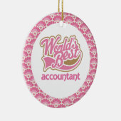 World's Best Accountant Gift Ornament (Rechts)