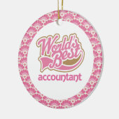 World's Best Accountant Gift Ornament (Links)