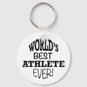World's Best Athlete Ever Sleutelhanger (Achterkant)